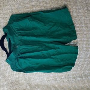 Vintage Daniel hetcher paris 100 silk green high rise shorts medium